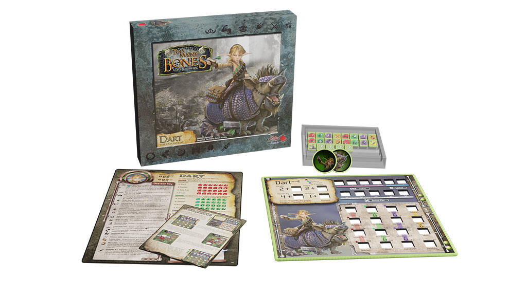 3D rendering of Dart add-on character for Too Many Bones